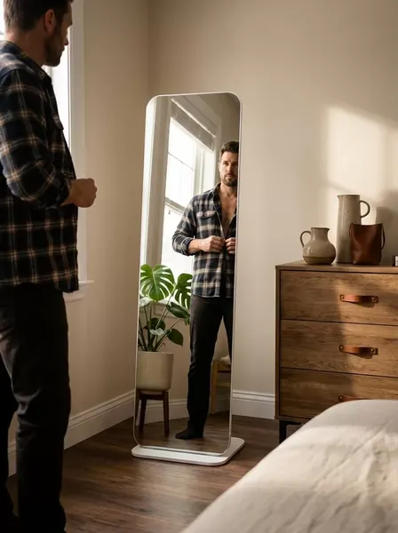 Изображение товара Зеркало Мебелик Стелла 4 (белый)