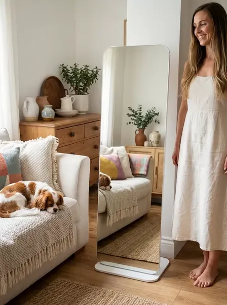 Изображение товара Зеркало Мебелик Стелла 4 (белый)