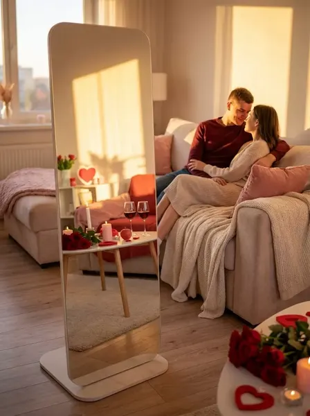 Изображение товара Зеркало Мебелик Стелла 4 (дуб крафт белый)