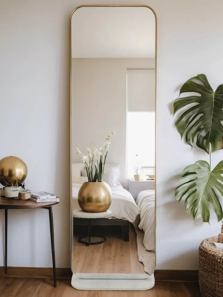 Изображение товара Зеркало Мебелик Стелла 4 (дуб крафт белый)