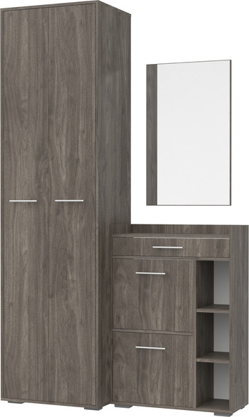 Изображение товара Секция в прихожую Кортекс-мебель Лара СП 6 (орех элия)