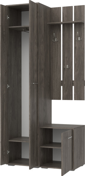 Изображение товара Секция в прихожую Кортекс-мебель Лара СП 8 (орех элия)