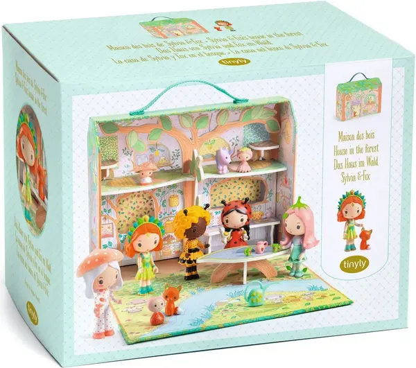 Изображение товара Кукольный домик Djeco Tinyly Домик Сильвии и Лиса / DJ06966