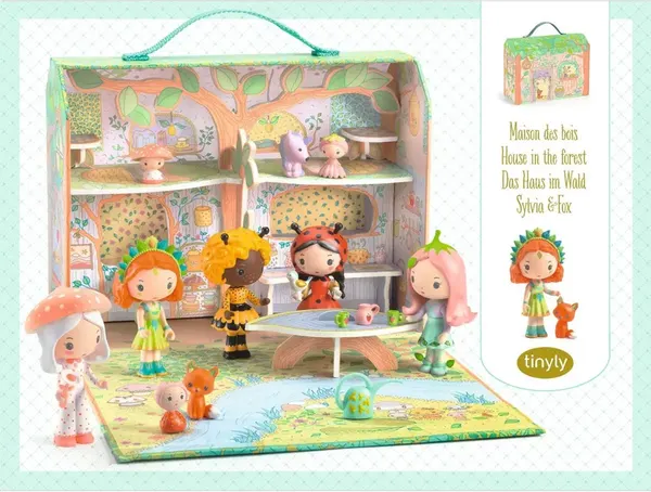 Изображение товара Кукольный домик Djeco Tinyly Домик Сильвии и Лиса / DJ06966