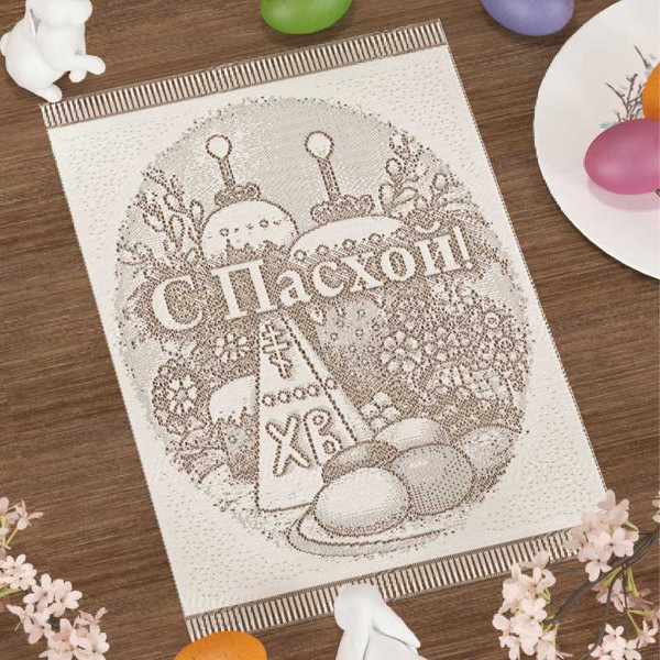 Изображение товара Сервировочная салфетка Лента Т752 (52x40, белый)