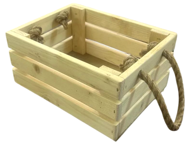 Изображение товара Ящик декоративный KraftHouse Без ручек 10x17x22 / 2040773939075 (натуральный)