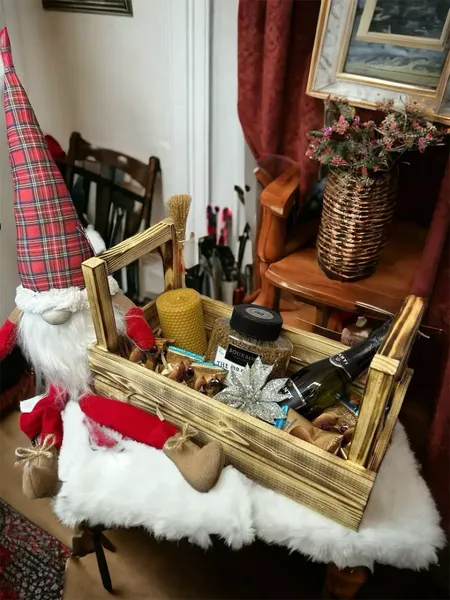 Изображение товара Ящик декоративный KraftHouse С большими ручками 21x17x35 / 2039710493084 (натуральный)