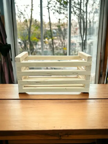 Изображение товара Ящик декоративный KraftHouse 14.5x16x29 / 2039619056298 (натуральный)