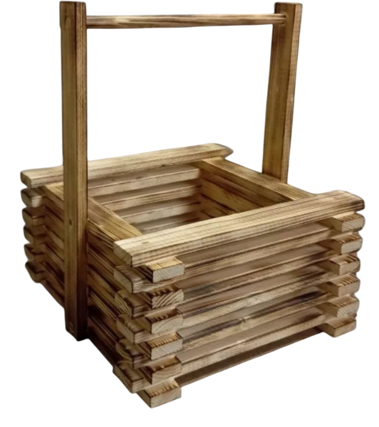 Изображение товара Ящик декоративный KraftHouse Колодец 25x25x30 / 2039339205587 (обожженный)