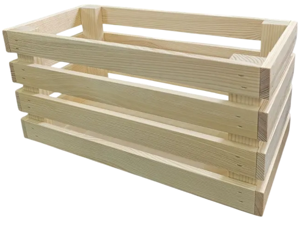 Изображение товара Ящик декоративный KraftHouse 20x20x42 / 2044310852452 (натуральный)