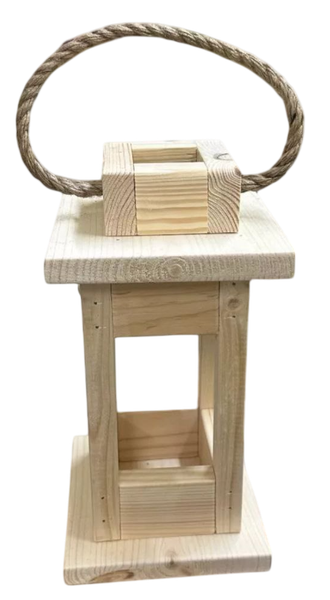 Изображение товара Декор KraftHouse Фонарь 28x14.5x14.5 / 2040599394157 (натуральный)