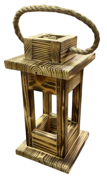 Изображение товара Декор KraftHouse Фонарь 28x14.5x14.5 / 2040677429016 (обожженный)