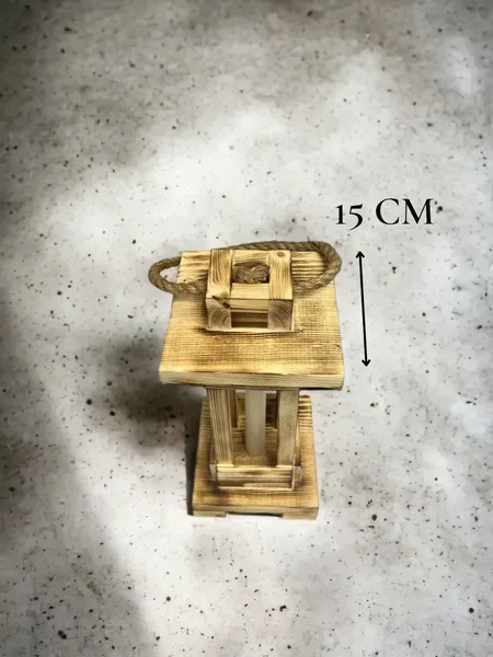 Изображение товара Декор KraftHouse Фонарь 35x15x15 / 2038660003596 (обожженный)