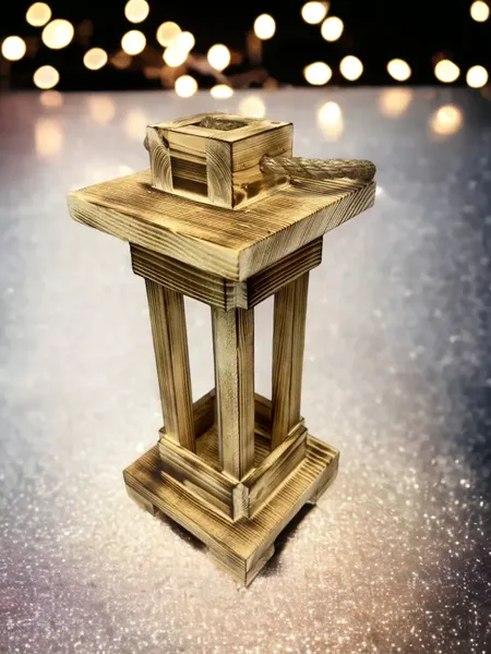 Изображение товара Декор KraftHouse Фонарь 35x15x15 / 2038660003596 (обожженный)