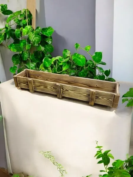 Изображение товара Кашпо KraftHouse Балконный ящик 15x9x72 / 2043934198052 (обожженный)