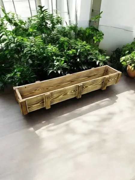 Изображение товара Кашпо KraftHouse Балконный ящик 15x9x72 / 2043934198052 (обожженный)