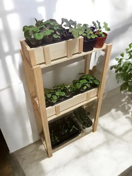 Изображение товара Кашпо KraftHouse Балконный ящик 15x9x52 / 2043416440204 (натуральный)