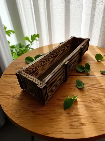 Изображение товара Кашпо KraftHouse Балконный ящик 15x9x52 / 2044638951431 (обожженный)