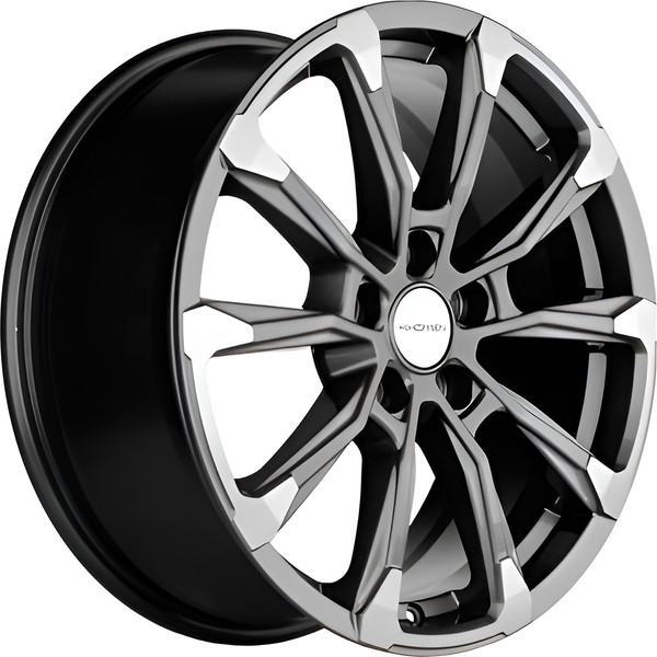 Изображение товара Литой диск Khomen KHW1808 Geely Coolray 18x7.5" 5x114.3мм DIA 54.1мм ET 50мм (Gray FP)