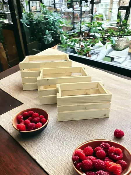 Изображение товара Набор ящиков декоративных KraftHouse 20x35x21, 16x30x17, 13x25x13 (натуральный, 3шт)