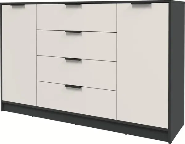 Изображение товара Тумба Interline Концепт КТ-Т160 Глосс (антрацит/кашемир)