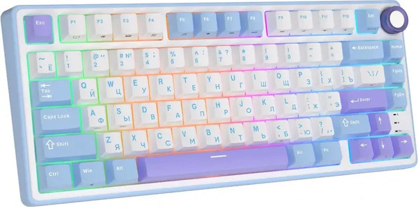 Изображение товара Клавиатура Royal Kludge R75 Taro Milk (RK Silver)