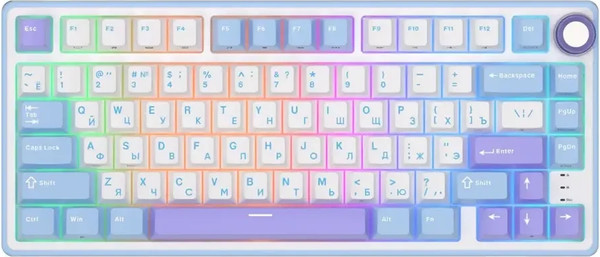 Изображение товара Клавиатура Royal Kludge R75 Taro Milk (RK Silver)