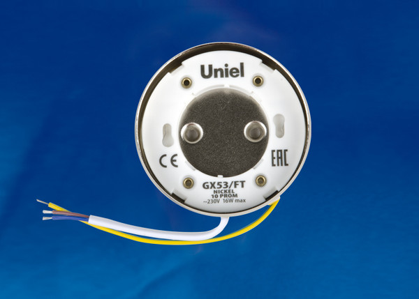 Точечный светильник Uniel GX53/FT NICKEL 10 PROM / UL-00004148 — фото 6