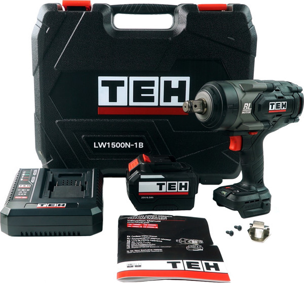 Изображение товара Аккумуляторный гайковерт TEH LW1500N-1B