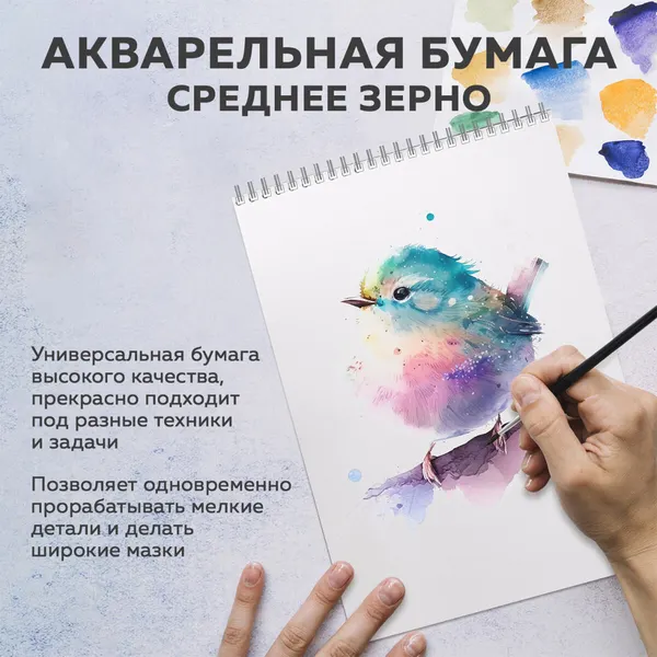 Изображение товара Набор бумаги для рисования Brauberg Art / 116352 (20л)