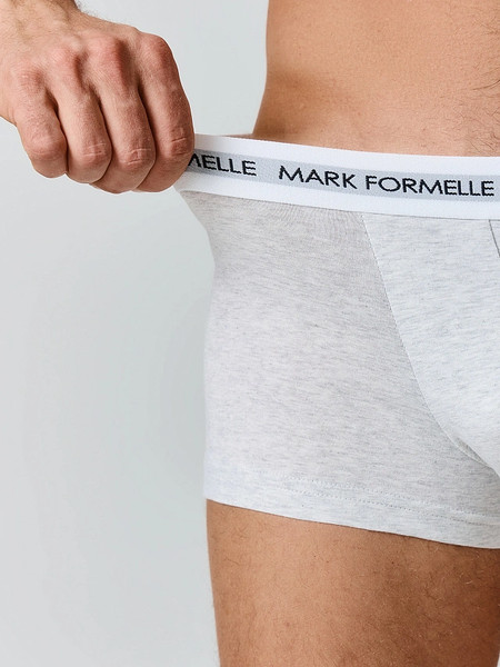 Изображение товара Комплект мужских трусов Mark Formelle 411124-2 (р.94-104, светло-серый меланж/графит-1)