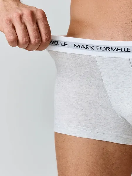 Изображение товара Комплект мужских трусов Mark Formelle 411124-2 (р.102-112, светло-серый меланж/графит-1)