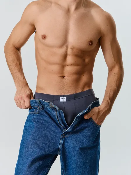 Изображение товара Трусы мужские Mark Formelle 411220 (р.102-112, графит/декор)