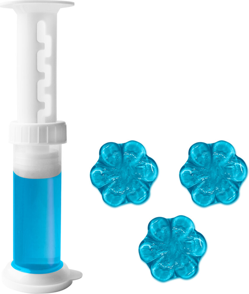 Изображение товара Чистящее средство для унитаза Laima Диски гелевые. Океан / 609796 (8x44г)