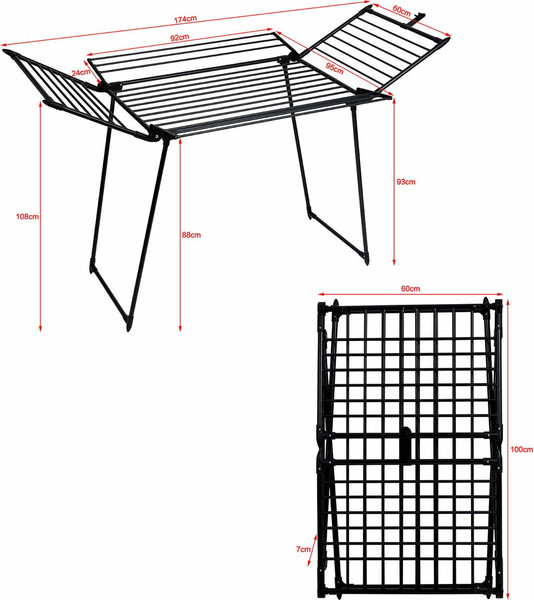 Изображение товара Сушилка для белья Laima Home Mega Black / 700471