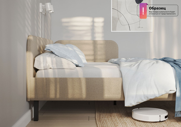 Изображение товара Двуспальная кровать Сонум Юта 160x200 (багама бежевый)