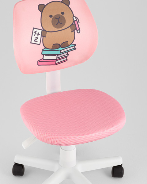 Изображение товара Кресло детское Stool Group Лоло Study (розовый, пластик белый 5256D-W/pink XSD-8)