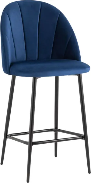 Изображение товара Стул барный Stool Group Логан SN LV-121-Cb-01P-01 (велюр синий)