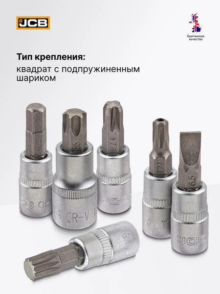 Изображение товара Головка слесарная JCB JCB-3243204 (63860)