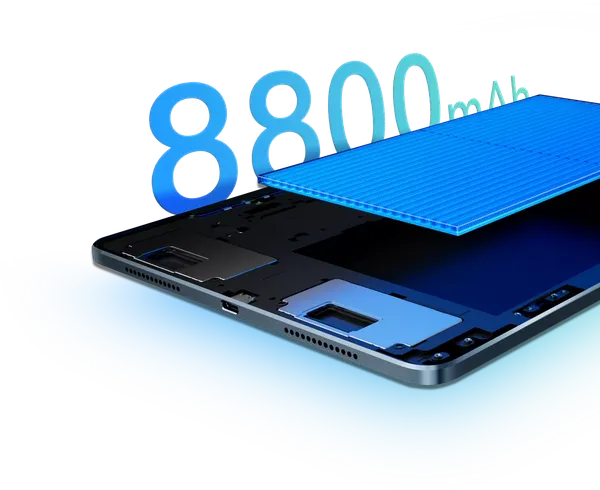 Изображение товара Планшет Blackview Mega 3 LTE 12GB/256GB с чехлом и аксессуарами / BVMEGA3 (голубой)