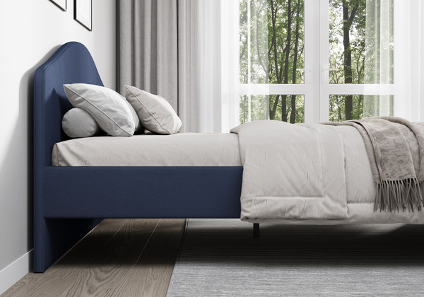 Изображение товара Полуторная кровать Сонум Ария 140x200 (велутто бежевый)