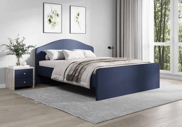 Изображение товара Полуторная кровать Сонум Ария 140x200 (велутто бежевый)