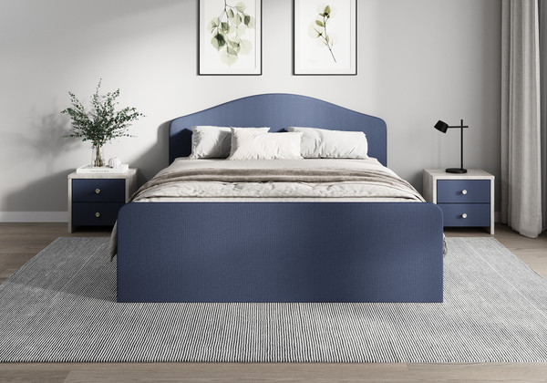 Изображение товара Полуторная кровать Сонум Ария 140x200 (велутто бежевый)