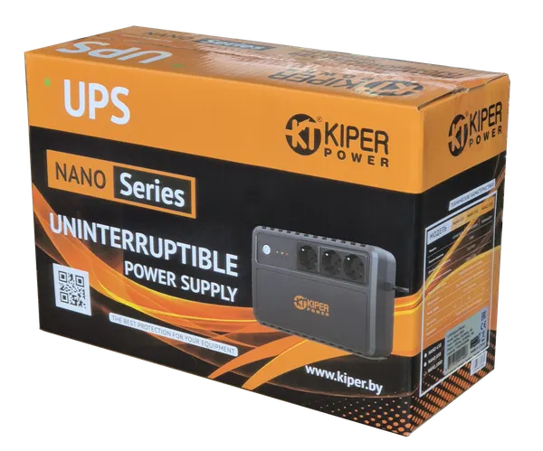 Изображение товара ИБП Kiper Power Nano 1000 (1000VA/600W)