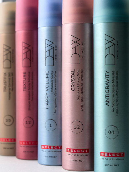 Изображение товара Спрей для укладки волос Dew Professional Select Air Volume Spray Mousse AVSM/200 (200мл)