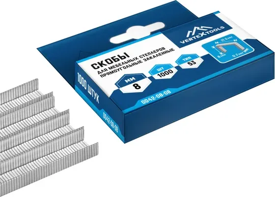 Изображение товара Скобы Vertex Tools 0042-08-08