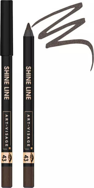 Изображение товара Карандаш для глаз Art-Visage Shine Line Водостойкий тон 43 макадамия