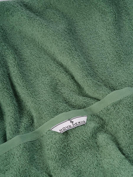 Изображение товара Полотенце Ночь нежна Classic 70x140 / 17-6319 (темно-зеленый)