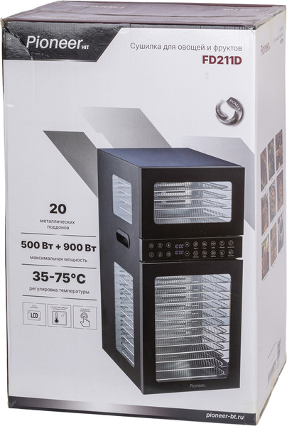Изображение товара Сушилка для овощей и фруктов Pioneer FD211D
