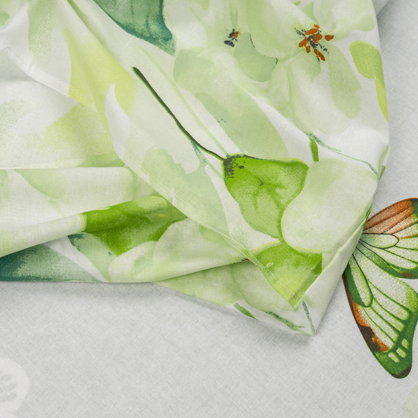 Изображение товара Комплект постельного белья Luxsonia Яблоневый цвет Поплин 2сп 70x70 / Ви24-0313/220 (на резинке)